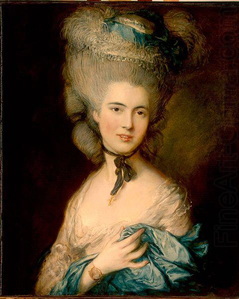 Woman in Blue, Thomas Gainsborough